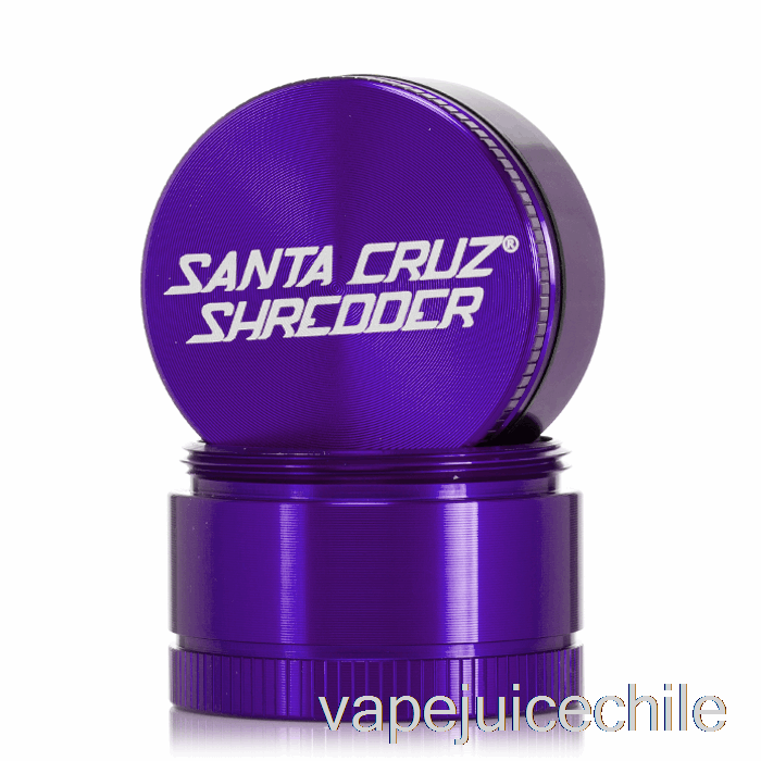 Trituradora Vape Vhile Santa Cruz Molinillo Pequeño De 3 Piezas De 1,6 Pulgadas Morado (40 Mm)